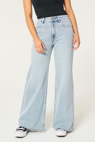 Jean wide legs - Bleu cobalt