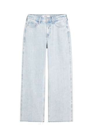 Jeans Baggy Hoge Taille - Hemelsblauw