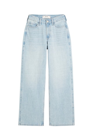 Jeans Baggy Hoge Taille - Hemelsblauw