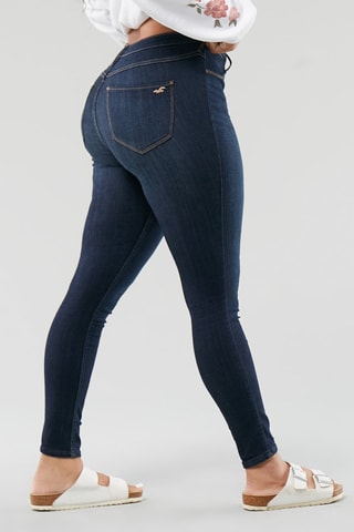 Jeans Hoge Taille - Nachtblauw