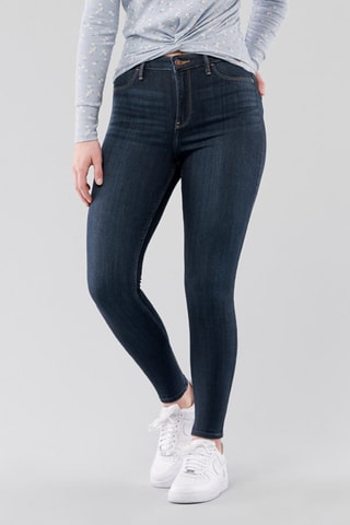 Jeans Hoge Taille - Nachtblauw