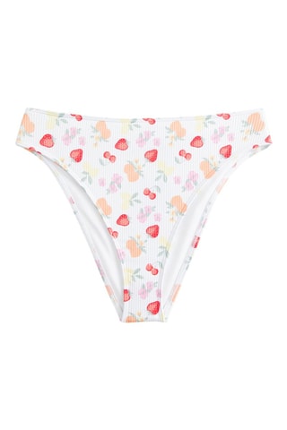 Bikinibroekje Hoge Taille - Wit