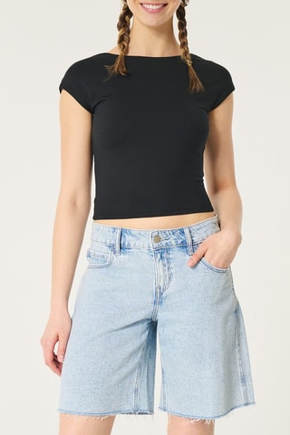 Crop Top - Zwart