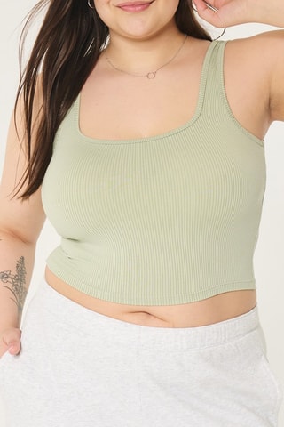 Crop Top - Lichtgroen