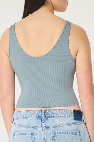 Crop Top - Blauwgrijs
