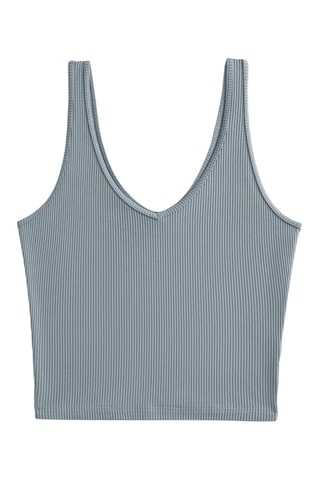 Crop Top - Blauwgrijs