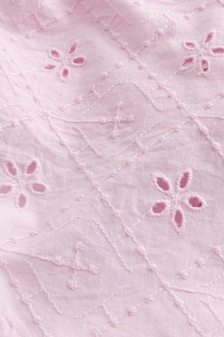 Crop top met Engelse borduursels - Roze