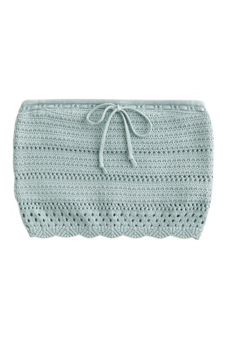 Bustier crop top - Zeegroen