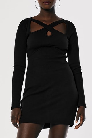 Robe fourreau - Noir