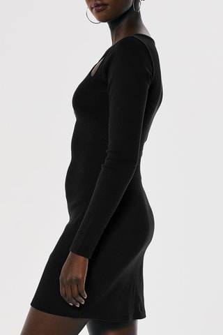 Robe fourreau - Noir