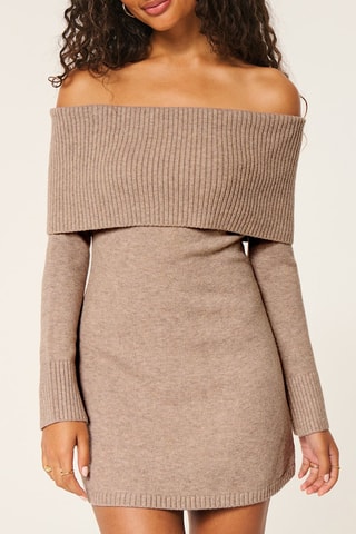 Trui-jurk - Bruin