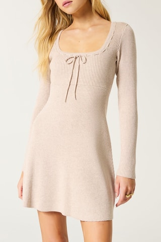 Trui-jurk - Beige