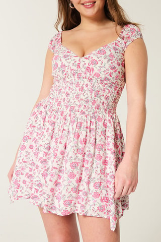 Vestido estilo patinadora - Branco