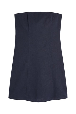 Linnen Skaterjurk - Marineblauw