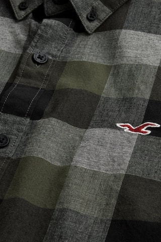 Overhemd Slim Fit - Olijfgroen
