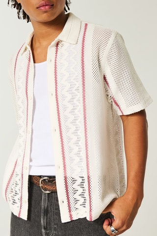 Overhemd Boxy Fit - Wit