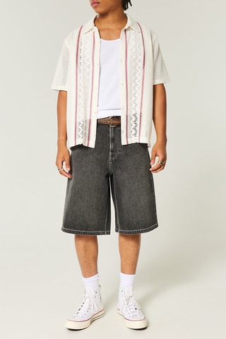 Overhemd Boxy Fit - Wit