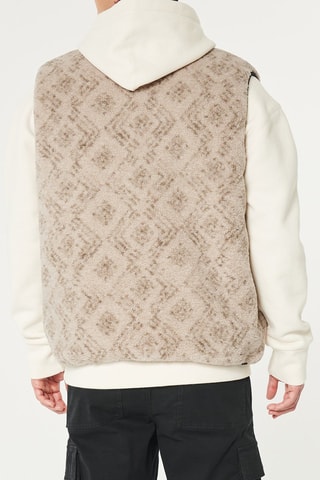 Dubbelzijdige Bodywarmer - Zwart en Beige