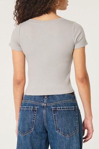 T-shirt Regular Fit - Lichtgrijs