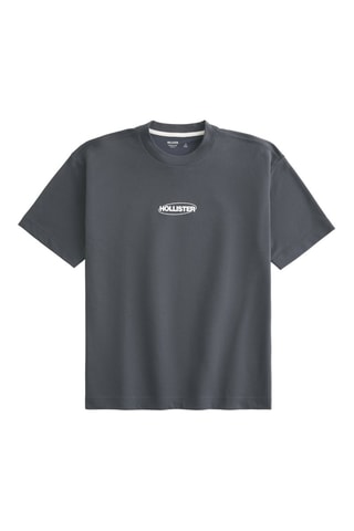 T-shirt Boxy - Grijs