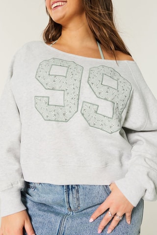 Sweater - Gemêleerd Lichtgrijs