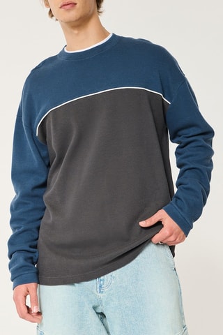Sweater - Marineblauw en Zwart