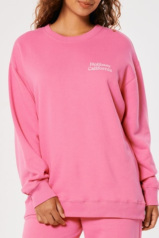 Oversized sweater - Roze
