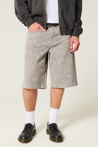 Spijkershort baggy - Beige
