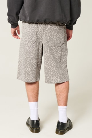 Spijkershort baggy - Beige