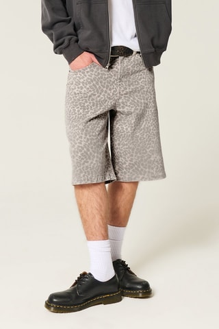Spijkershort baggy - Beige