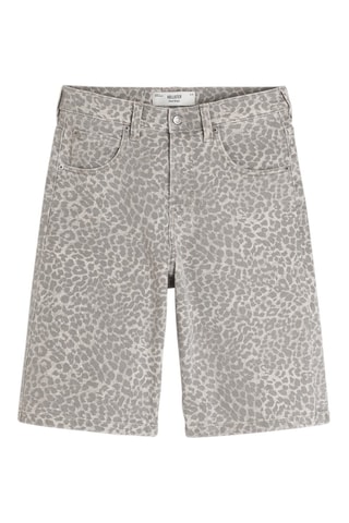 Spijkershort baggy - Beige