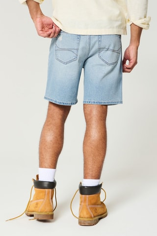 Spijkershort Loose Fit - Lichtblauw