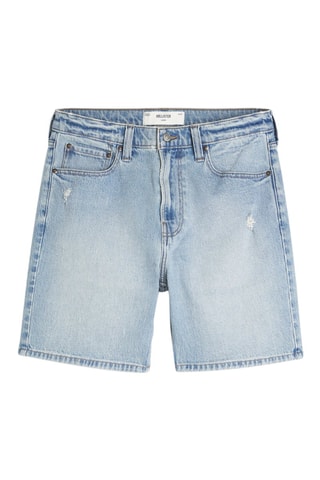 Spijkershort Loose Fit - Lichtblauw