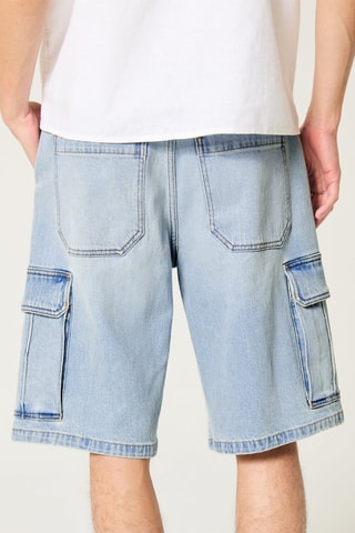Spijkershort baggy - Lichtblauw