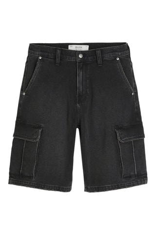 Spijkershort baggy - Zwart