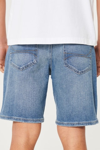 Spijkershort Loose Fit - Kobaltblauw