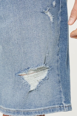 Spijkershort Loose Fit - Kobaltblauw
