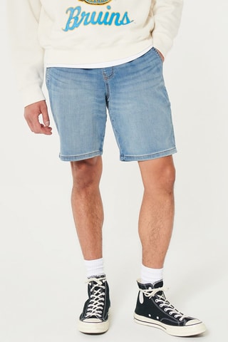 Spijkershort Relaxed Fit - Lichtblauw