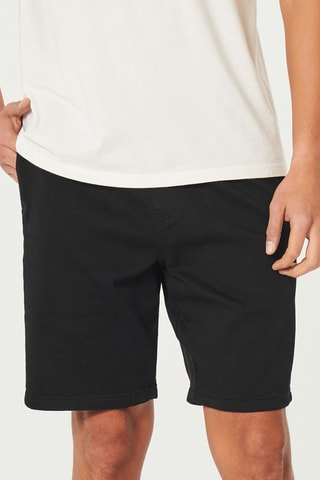 Spijkershort Relaxed Fit - Zwart