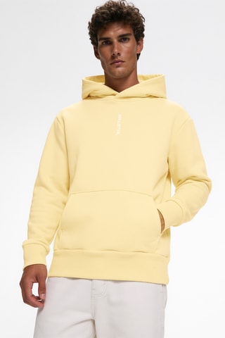 Sweater met Capuchon - Zachtgeel