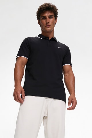5 Polo’s - Wit en Blauw