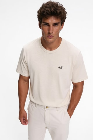 3 T-shirts - Groen en Beige