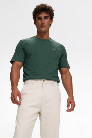 3 T-shirts - Beige en Groen