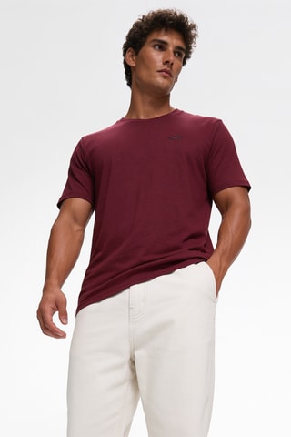 3 T-shirts - Beige en Marineblauw