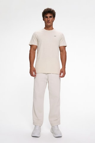 5 T-shirts - Blauw en Beige