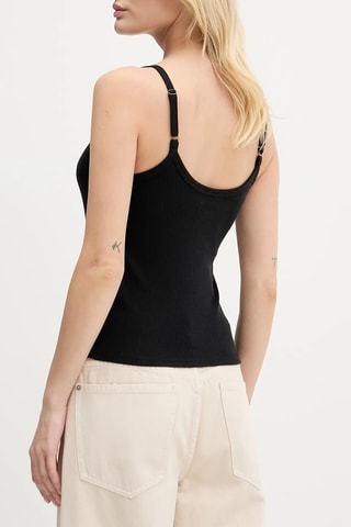 Top Slim Fit - Zwart