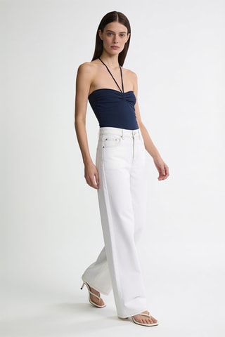 Strapless Top - Zwart