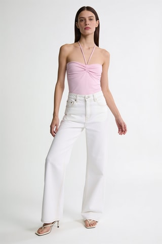 Strapless Top - Lichtroze