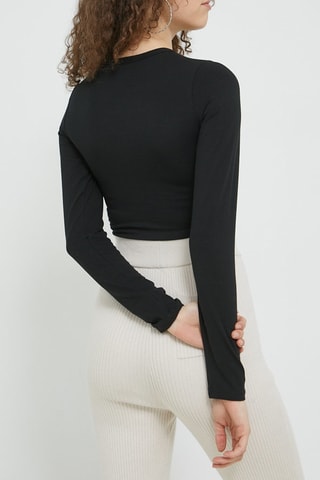 Top slim fit - Zwart
