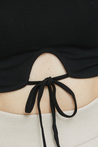 Top slim fit - Zwart